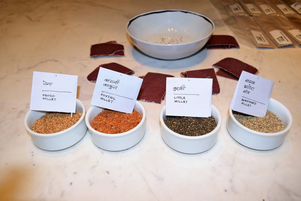 various kinds of millets