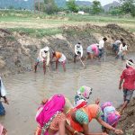 Homecoming migrants rejuvenates a dry river to secure livelihoods post COVID-19